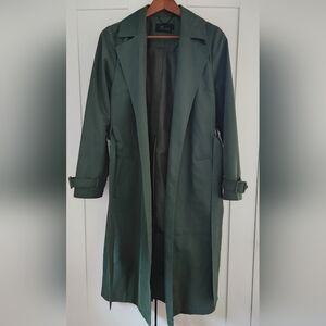 Women's Green Trenchcoat